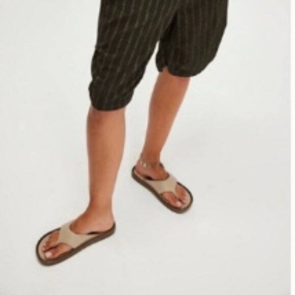 Melissa Shoes - Melissa Float Thong Sandals Size 7 Beige Bubble Gum Free People NIB Retail $80